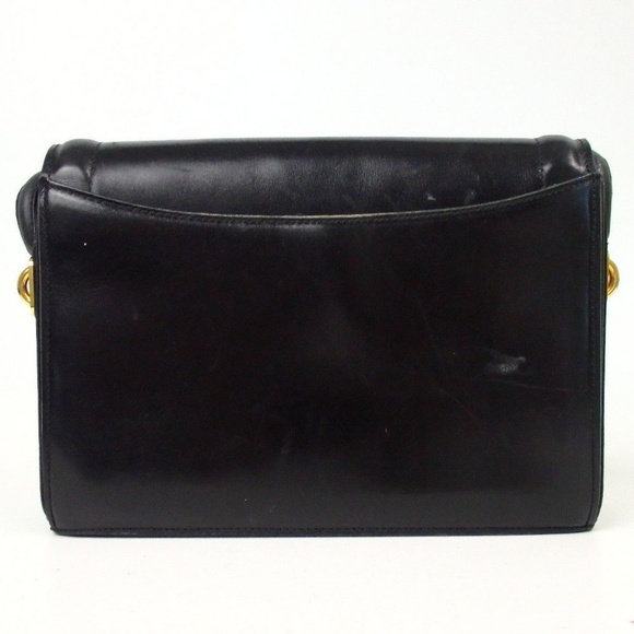 BALLY Black and gold Shoulder Bag Leather - Picture 3 of 6